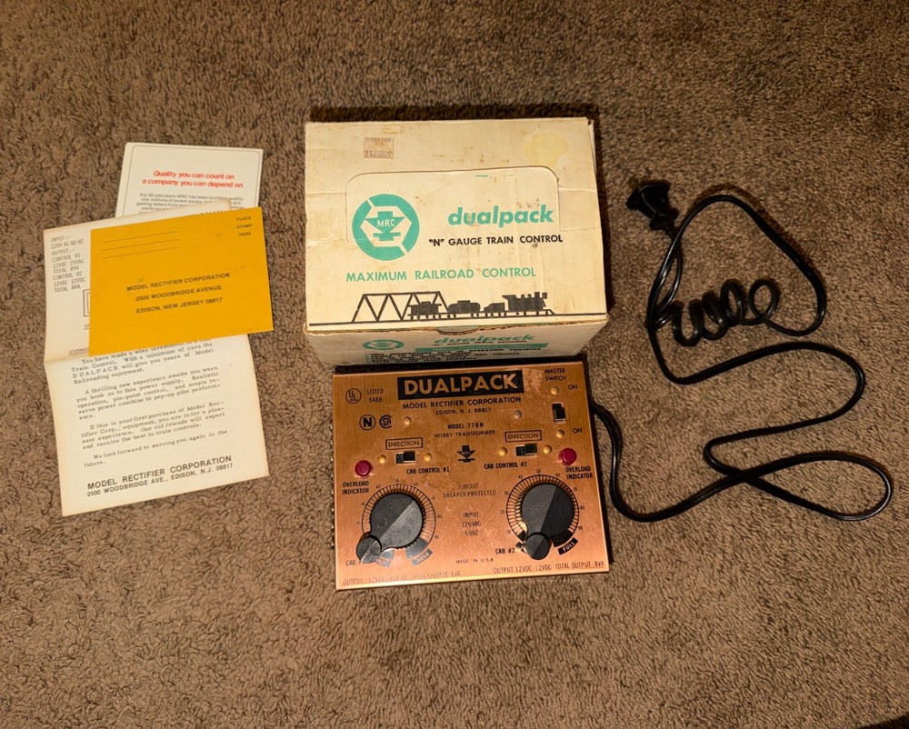 MRC Dualpack Model 770N Train Control (N Scale Model)