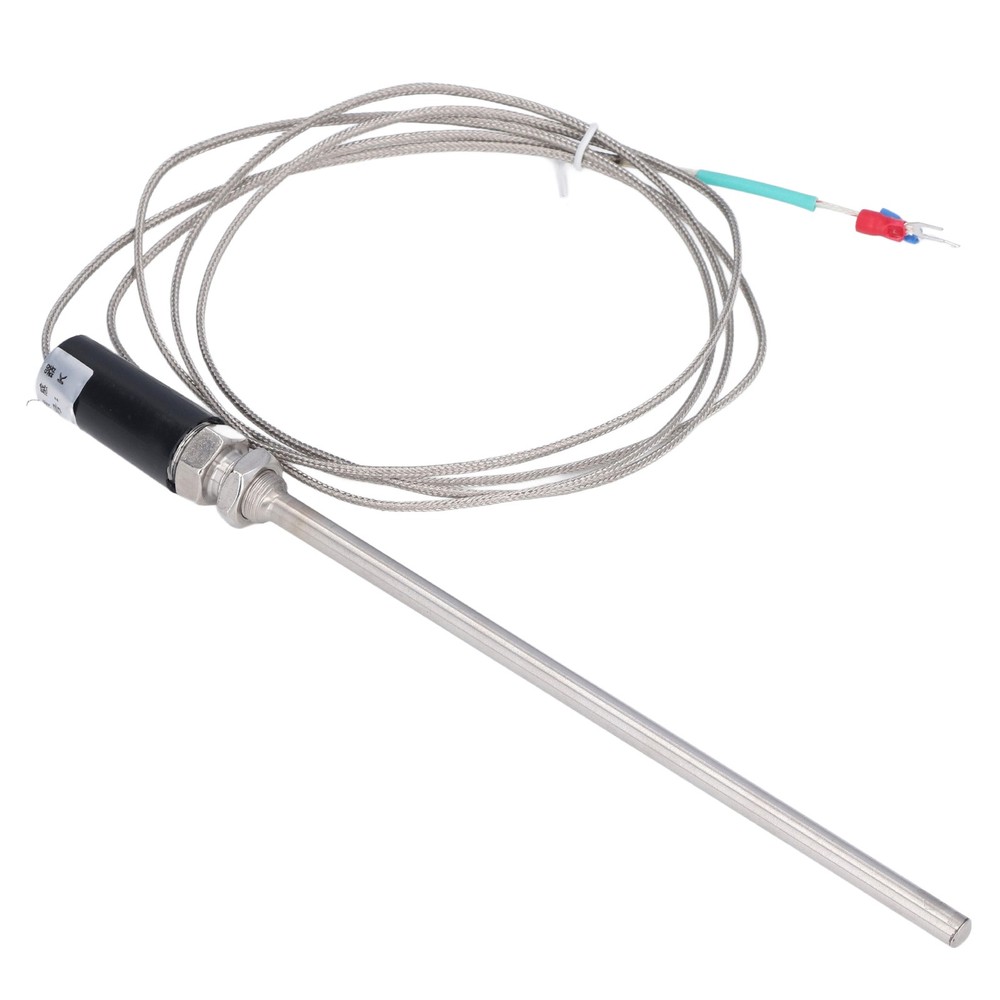 K Type Thermocouple 200mm Ground Thermocouple Sensor Shielded Wire Temp Sensor