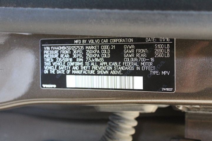 2016 Volvo XC70 WIndshield Mounted Camera/Projector 2402194