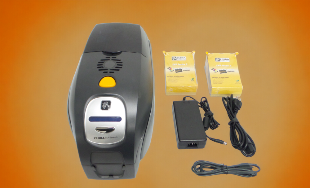 Zebra ZXP Series 3 Double Sided USB Card Printer Bundle, Includes 2 Ribbons!🔥⭐️