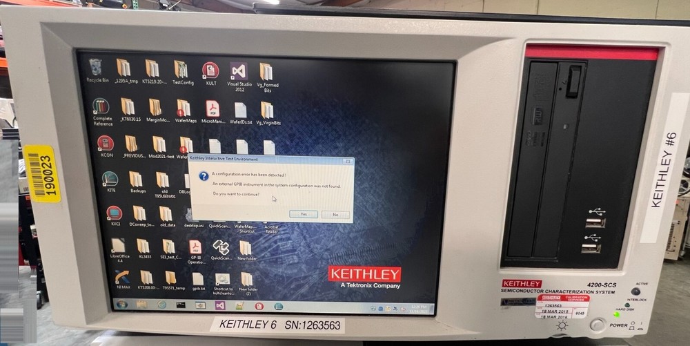 Keithley 4200-SCS Parameter Analyzer 4 SMU & SMU Triax & Upgraded