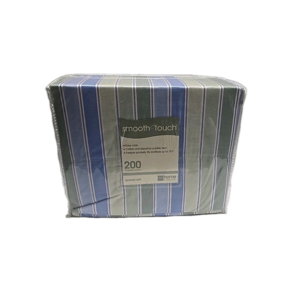 SMOOTH TOUCH Qheen Set: flat sheet, fitted sheet, and 2 std pillowcases