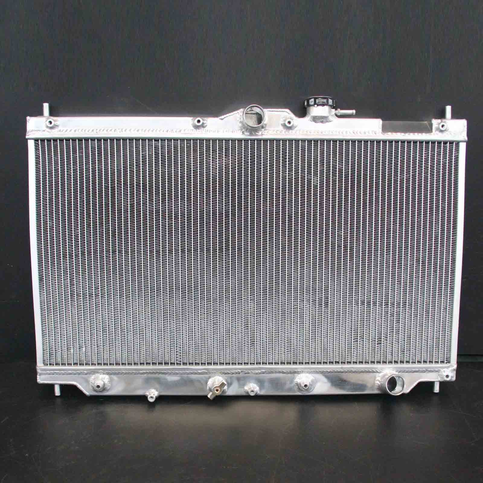 AT For Honda Accord 1990-1993 Prelude 1992-96 DX EX L4 2.2L 19 Aluminum Radiator