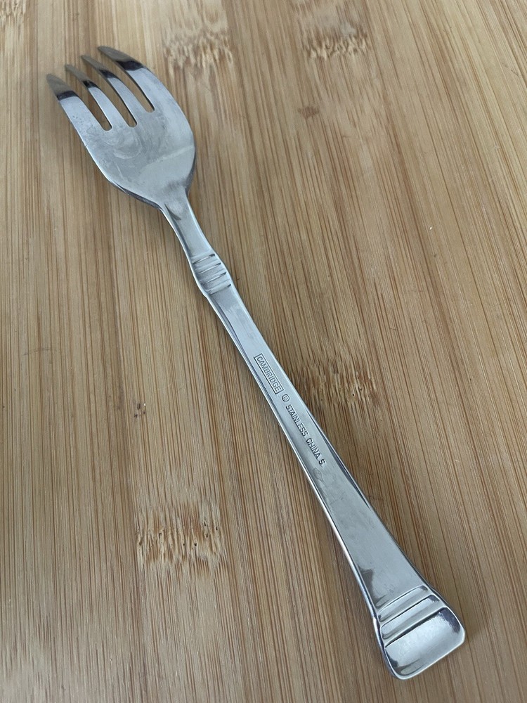 Cambridge Stainless Ridges Bands CODIE GLOSSY Dinner Fork 7.5"