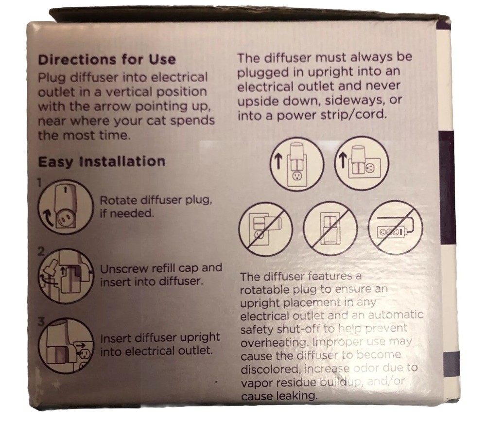 Comfort Zone Multi-Cat Calming Value 6 Pack Diffuser Refills Free Shipping