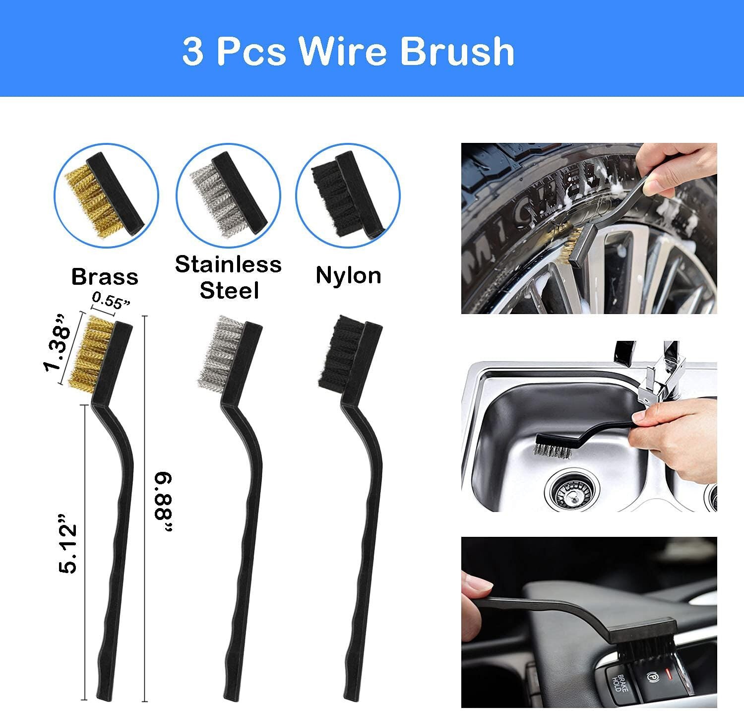 Complete Car Care: The 20 Pcs Ultimate Car Detailing Brush Set Drill Not Include