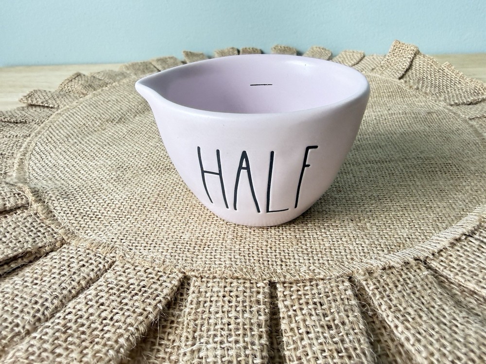 Rae Dunn Pink Ceramic Half Measuring  Replacement Matte Cup