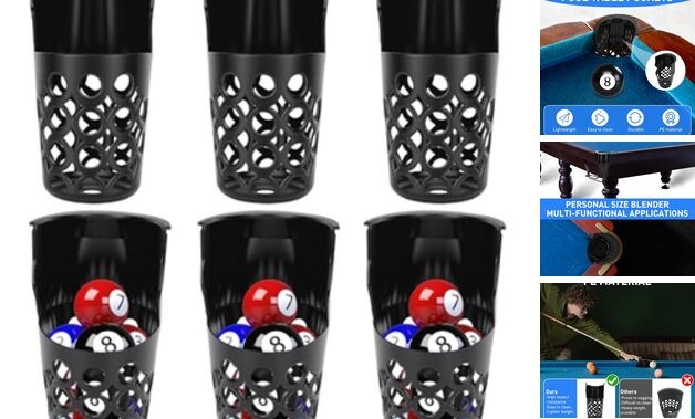 6 Pack Pool Table Pockets, Pool Table Web Pockets, Billiard Pool Table