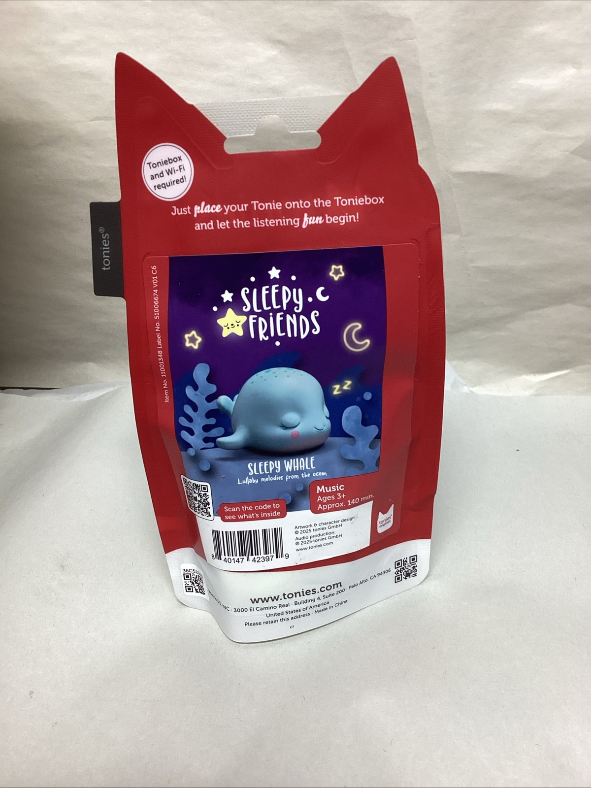 Tonies-Sleepy Whale - Lullabies from the Ocean-Audio Character-USA-New for 2025