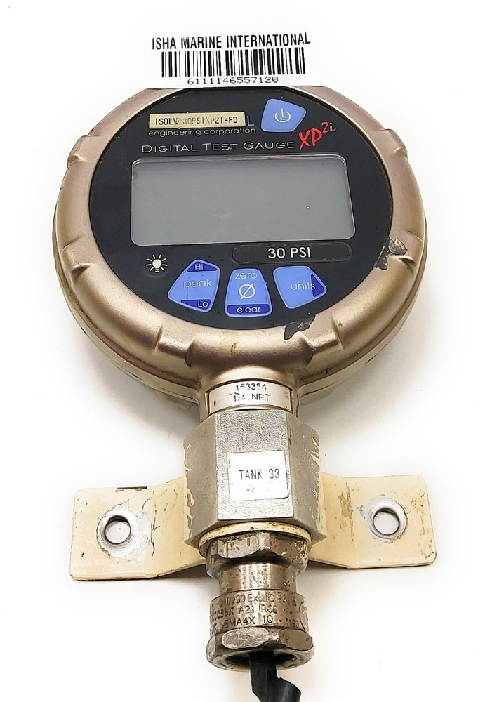 Crystal Engineering ISOLV 30PSIXP21-FD Digital Test Gauge XP2i