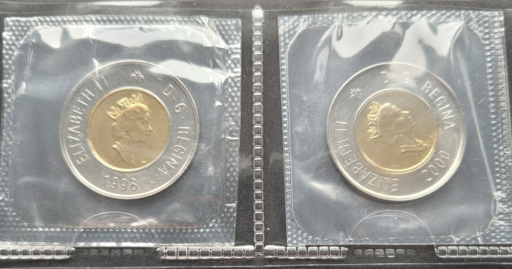 *** CANADA  COMBO  TOONIES  2006  DOUBLE  DATES  ***  PROOF  LIKE  SEALED  ***