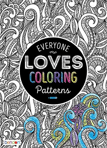 Bendon Adult Coloring Book, Patterns - 40 Images