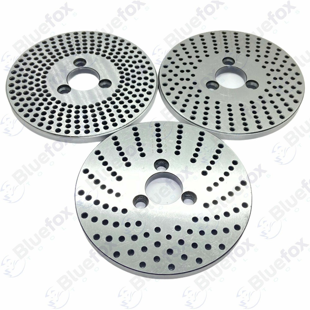 6" Precision Horizontal Vertical Rotary Table & Index plates set, dividing plate