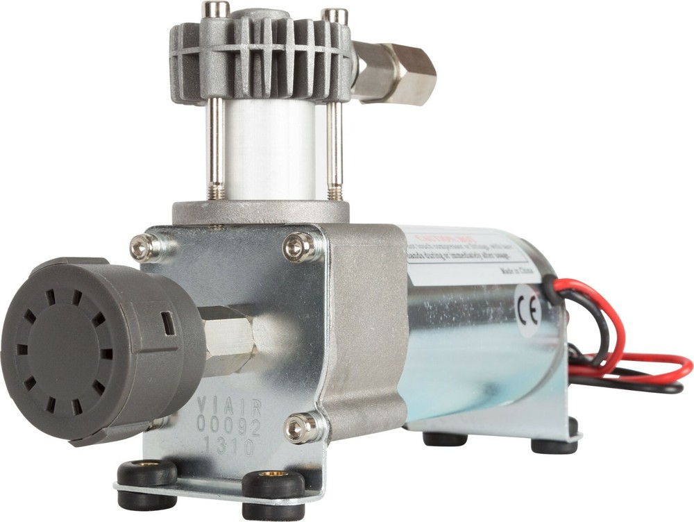 VIAIR 92C Silver Light Duty Compressor with Air Filter for Motorcycle - 12 Volt