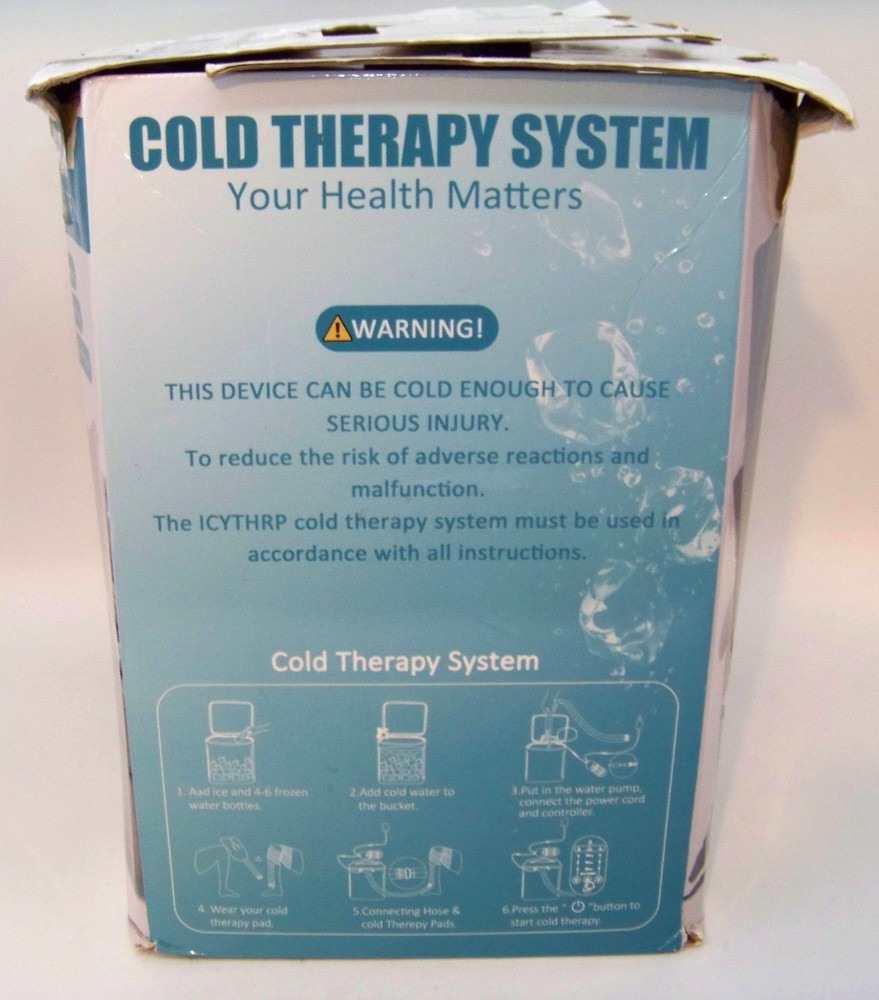 ICYTHRP Cold Therapy Machine with Programmable Timer Portable Ice Machine **READ