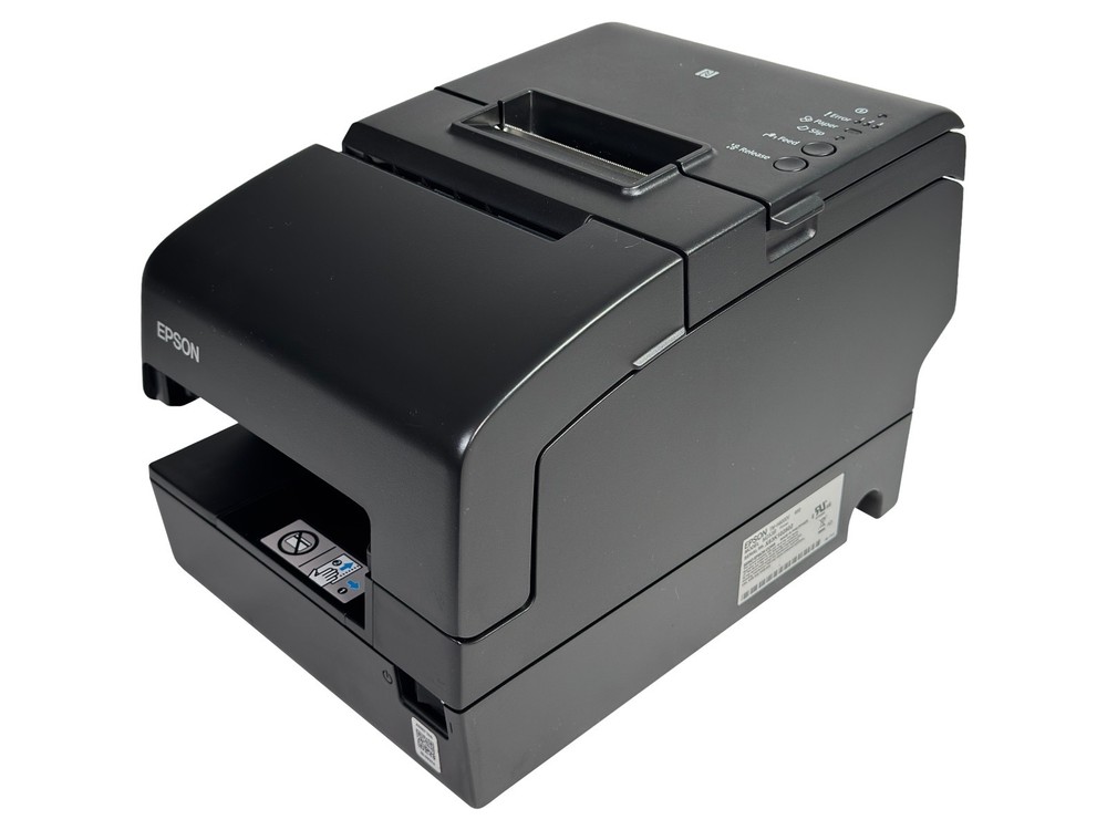 TESTED Epson TM-H6000V Multi-function POS Receipt Printer Endorser USB LAN