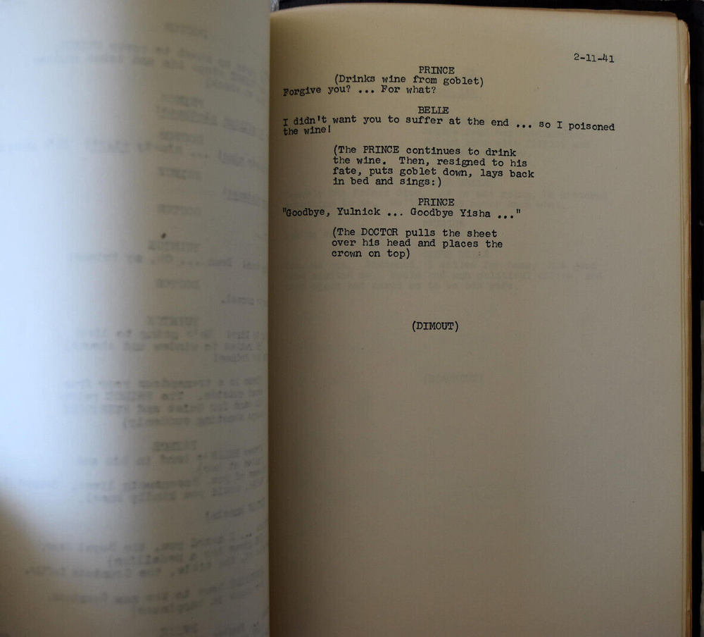 1962 "Little Me" Original Final Screenplay Script