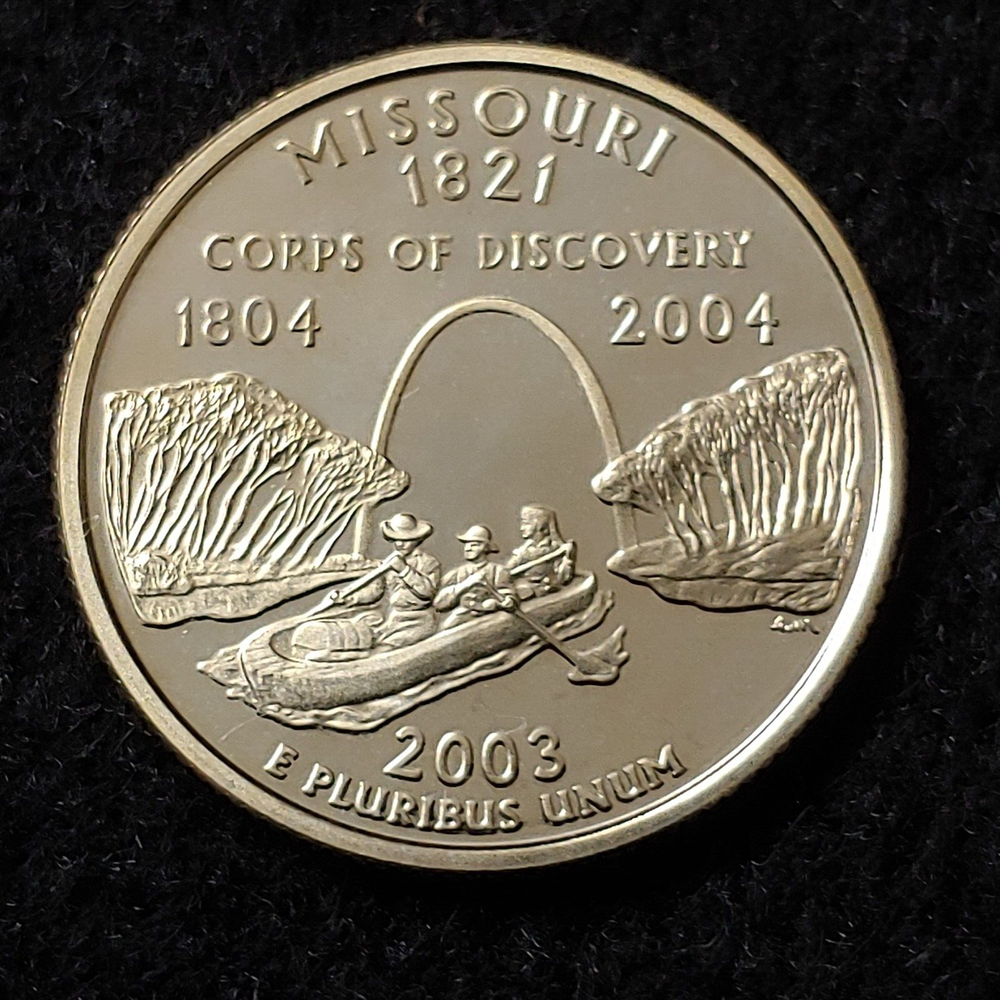 2003-S Missouri State Clad S Proof Quarter uncirculated