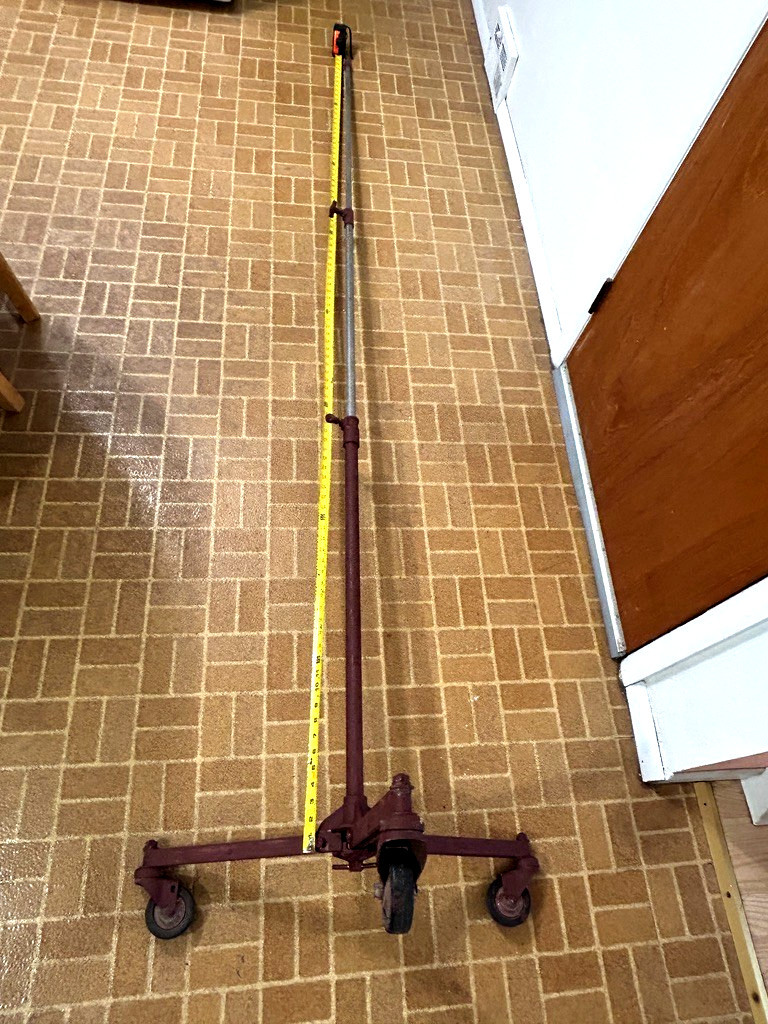 Mole-Richardson Baby Wheeled Studio Light Stand With Head & Mathew 40" Arms