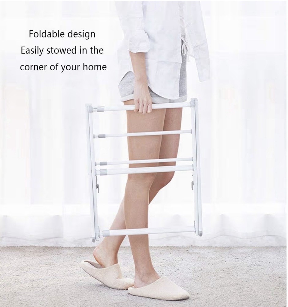 Folding Indoor Clothes Drying Rack - Laundry, Towel Hanger & Storage