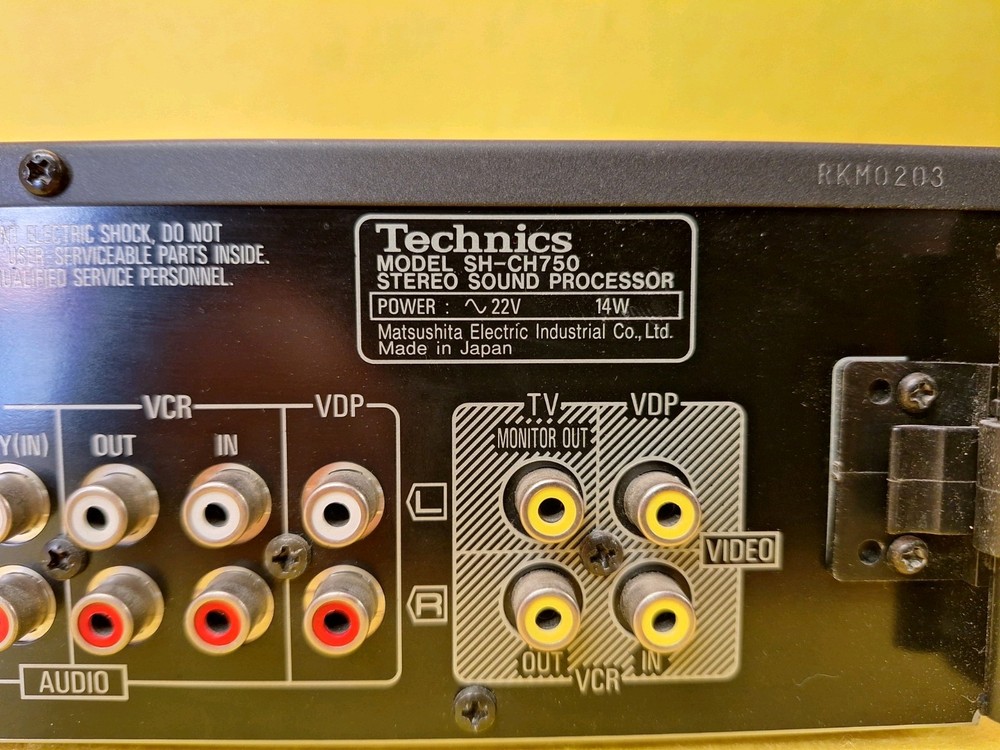 Technics SH-CH750 Stereo Sound Processor DSP Sound Field Processing unit Working