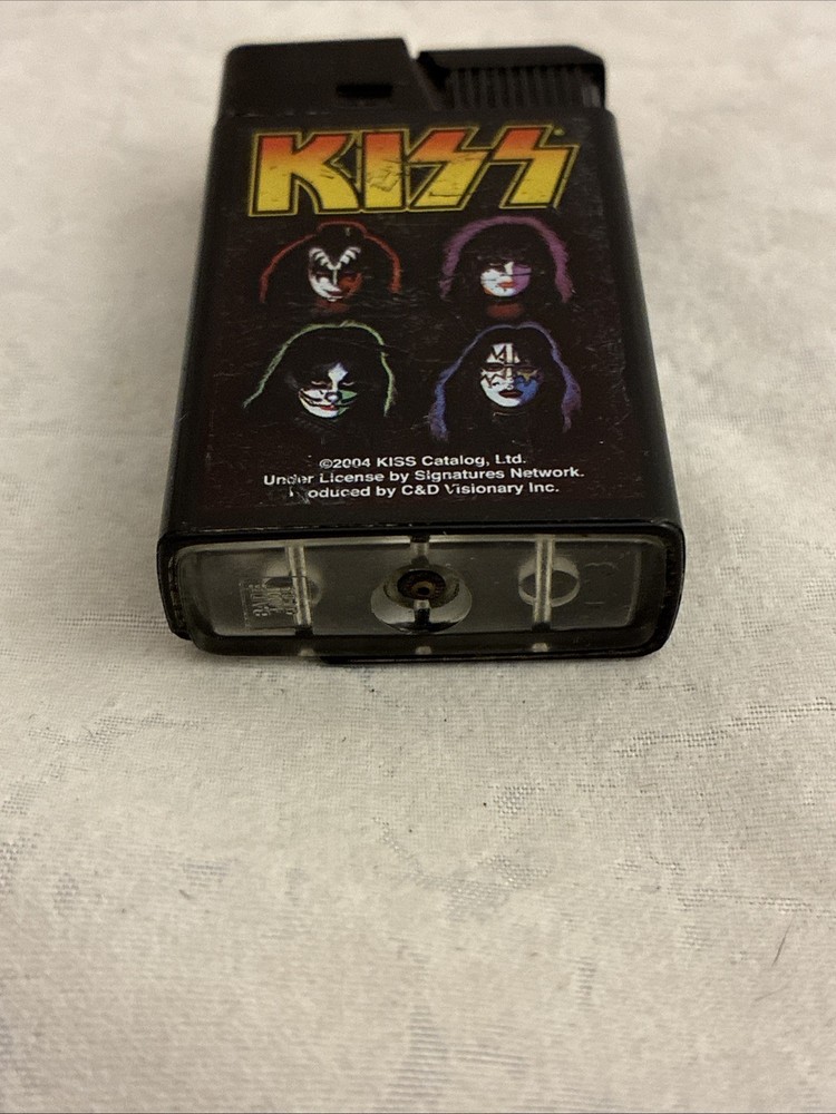 Vintage KISS Tite Rite Lite Lighter Refillable 2004 Catalog