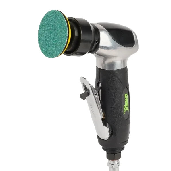 Grex Air Powered 105 Deg. Angle Random Orbital Sander Kit