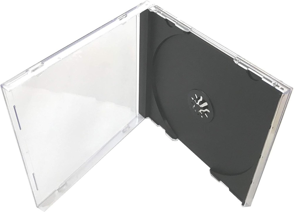 Standard Black CD Jewel Case - , 10 Pack