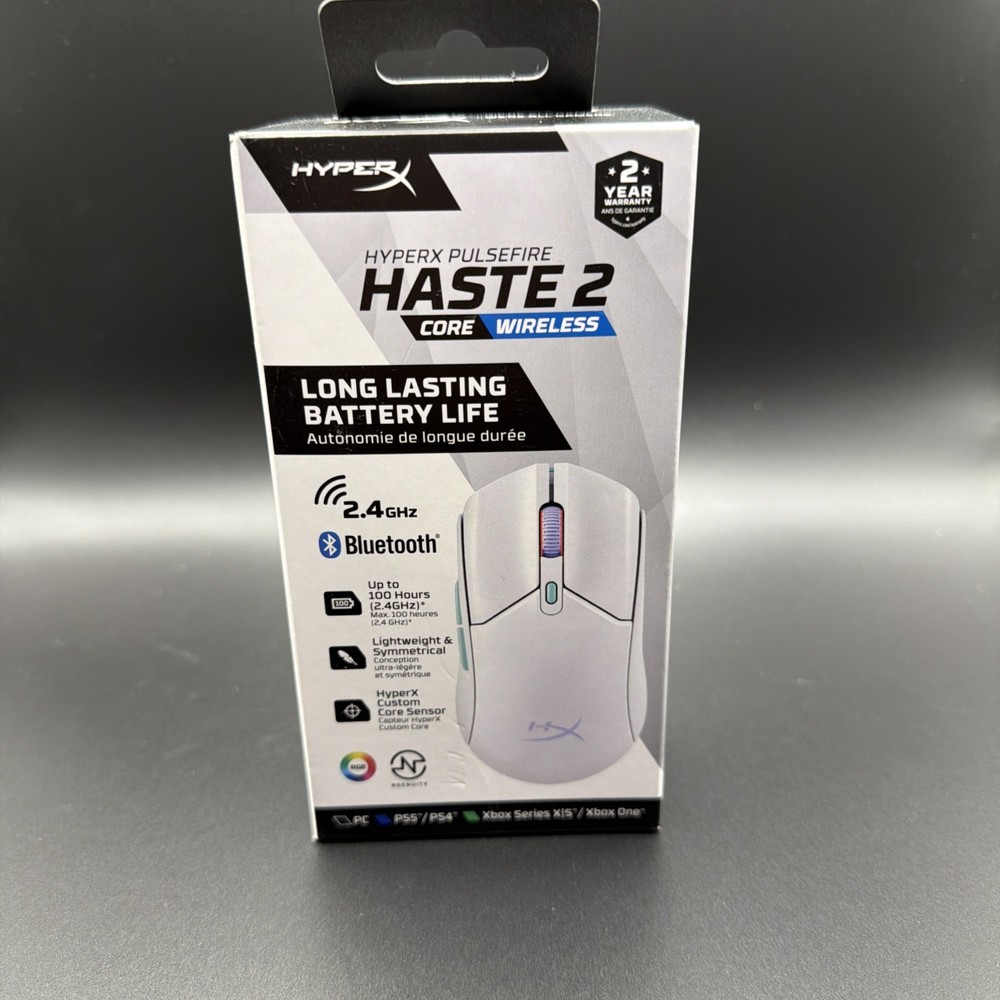 HyperX - Pulsefire Haste 2 Core Lightweight Wireless Optical Gaming Mouse - W...