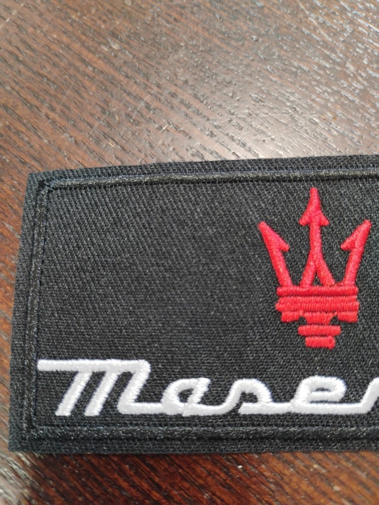 🏎️🏎️ New Maserati Embroidered Iron On Patch
