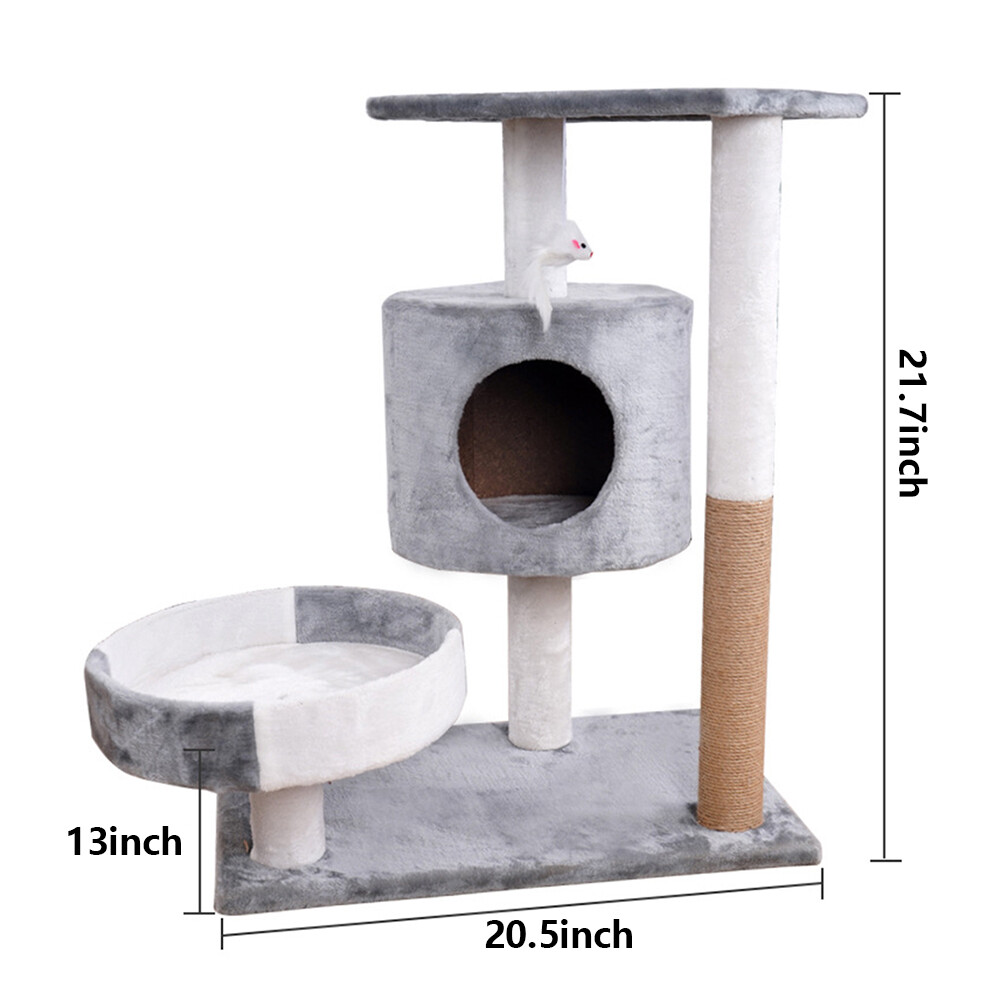 Cat Tree Cat Tower Scratching Posts Cat Condo Activity Centre Climbing Frame