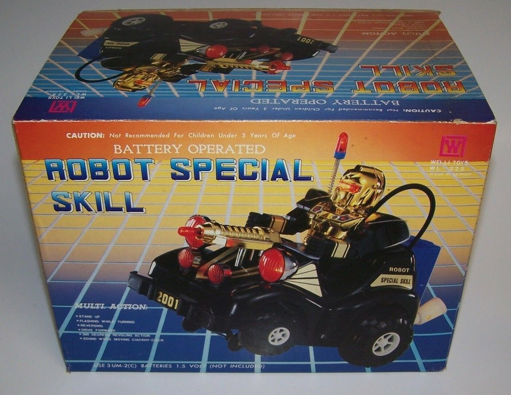 Robot Special Skill Car Battery Operated Multi Action NIB