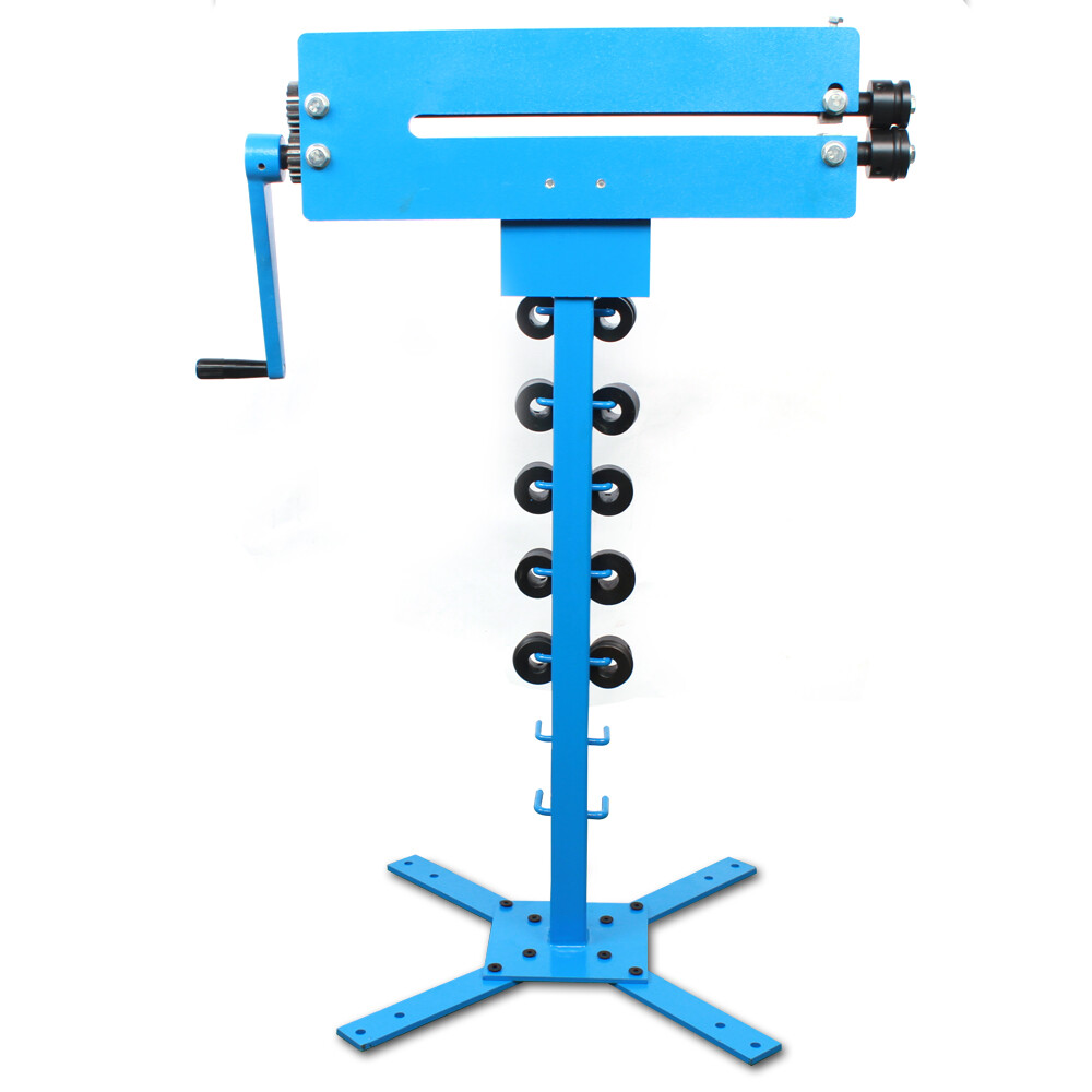 Manual Bead Roller Set with 6 Profile Rollers for Metal Bending