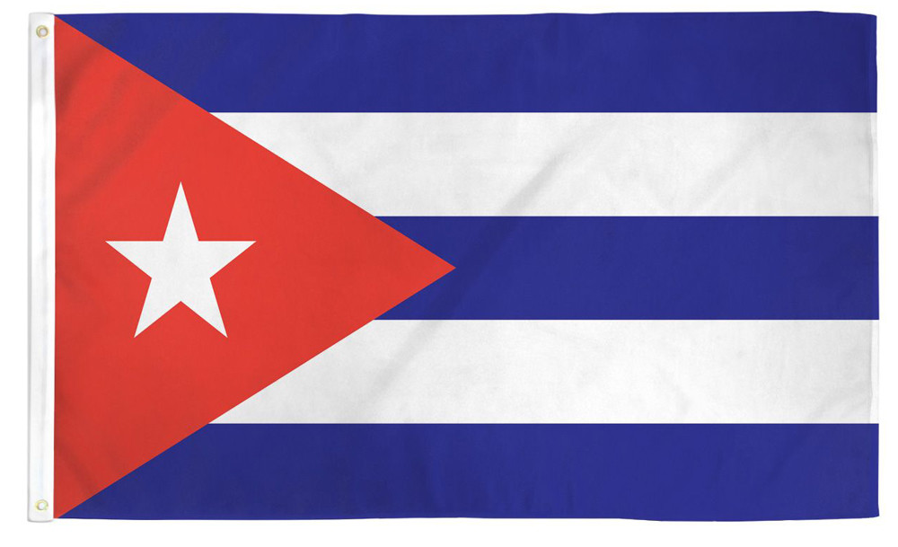 "Cuba" 3 ft x 5 ft Polyester Flag