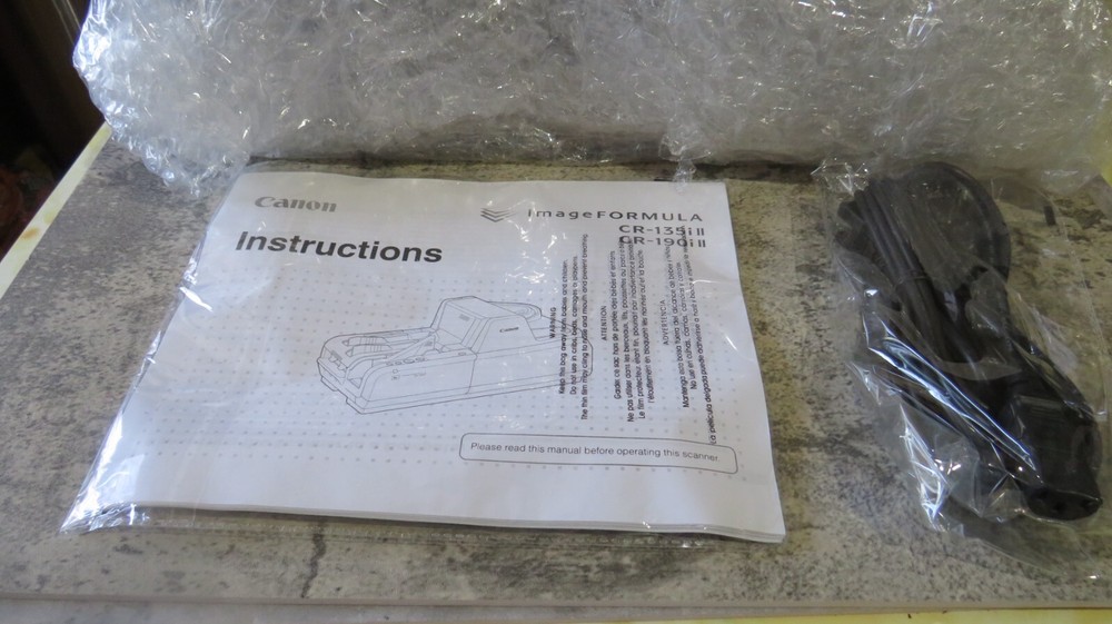 CANON CR190i II Check Scanner