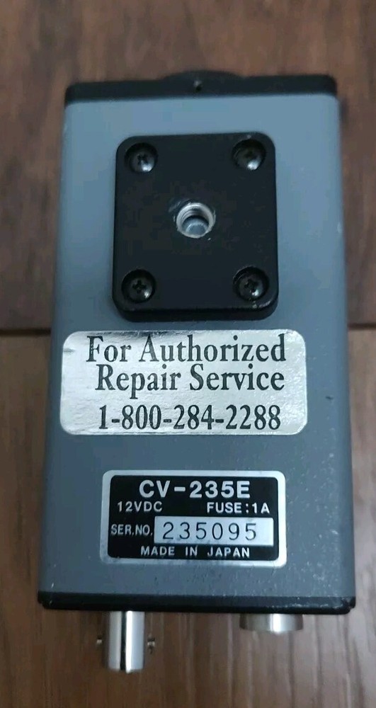 CCD Machine Vision CV-235E Monochrome IR CCD Camera 12 VDC, 1 A