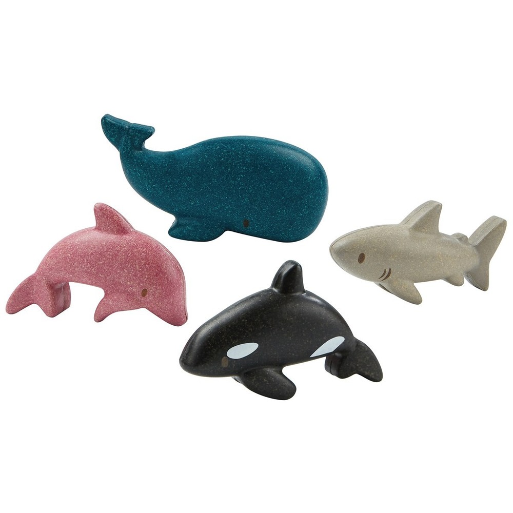 Plan Toys Eco-Friendly Ocean Animal Set