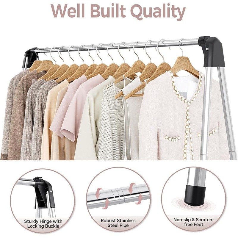 Foldable Drying Rack Portable Laundry Space Saving Rust Resistant 33lbs Capacity