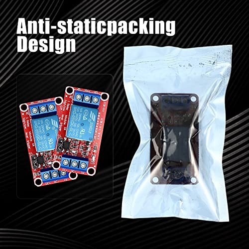 24 Pcs 5v Relay Module One Channel Switch with Optocoupler and Opto