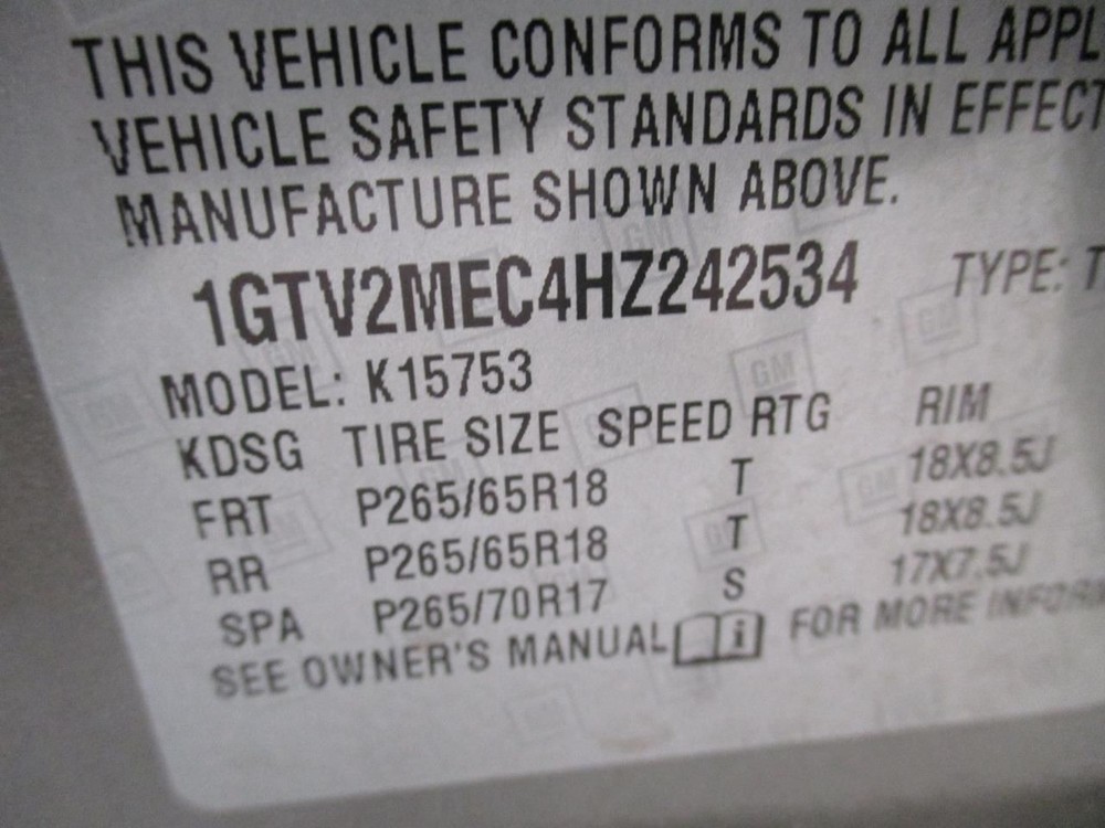 SIERRA150 2017 High Mounted Stop Light 1683688