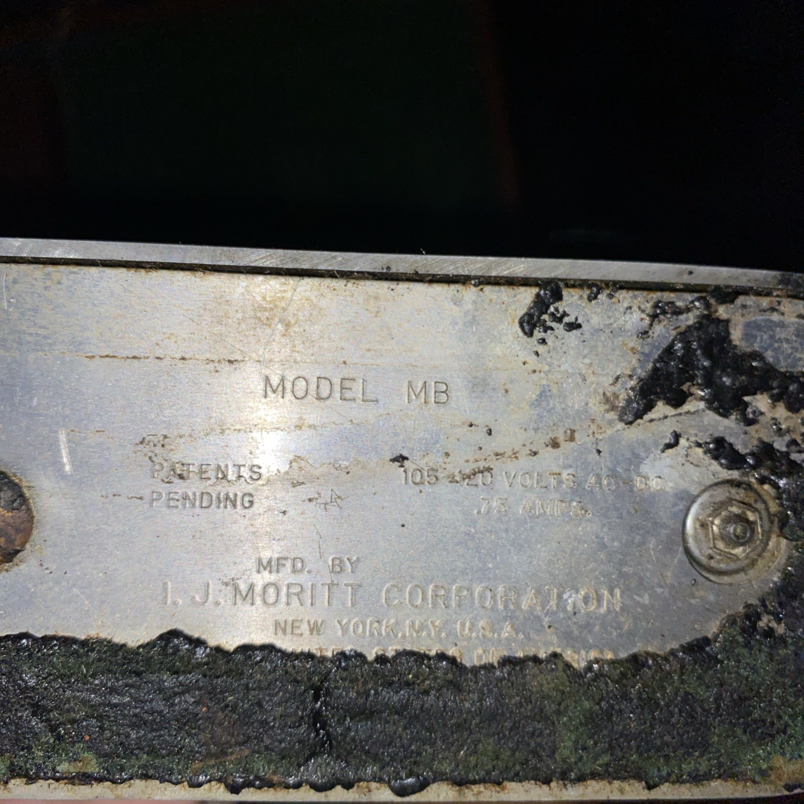 Rare 1950's Micro Bell Portable Sewing machine Case No Cord Green Model MB