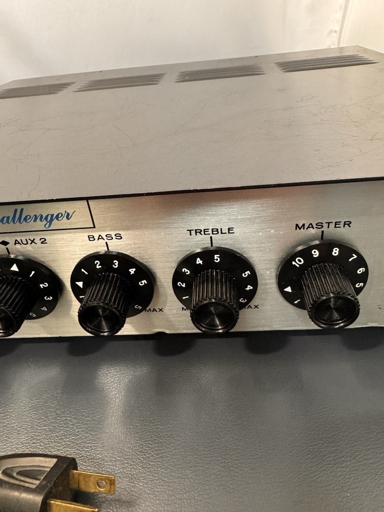 Vintage Bogen Challenger Model: C-35 Amplifier Untested #504