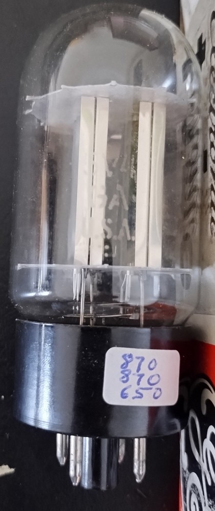 5V4GA NOS GE rectifier vacuum tube boxed tested 1 pc