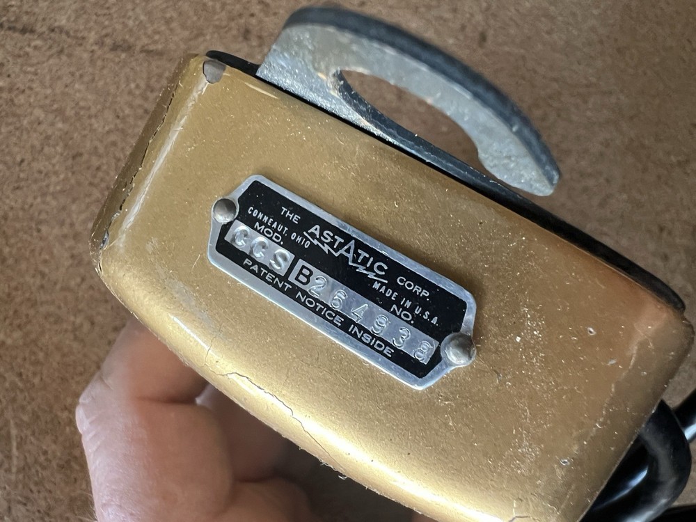 Vintage Astatic Model CCS Mic Microphone