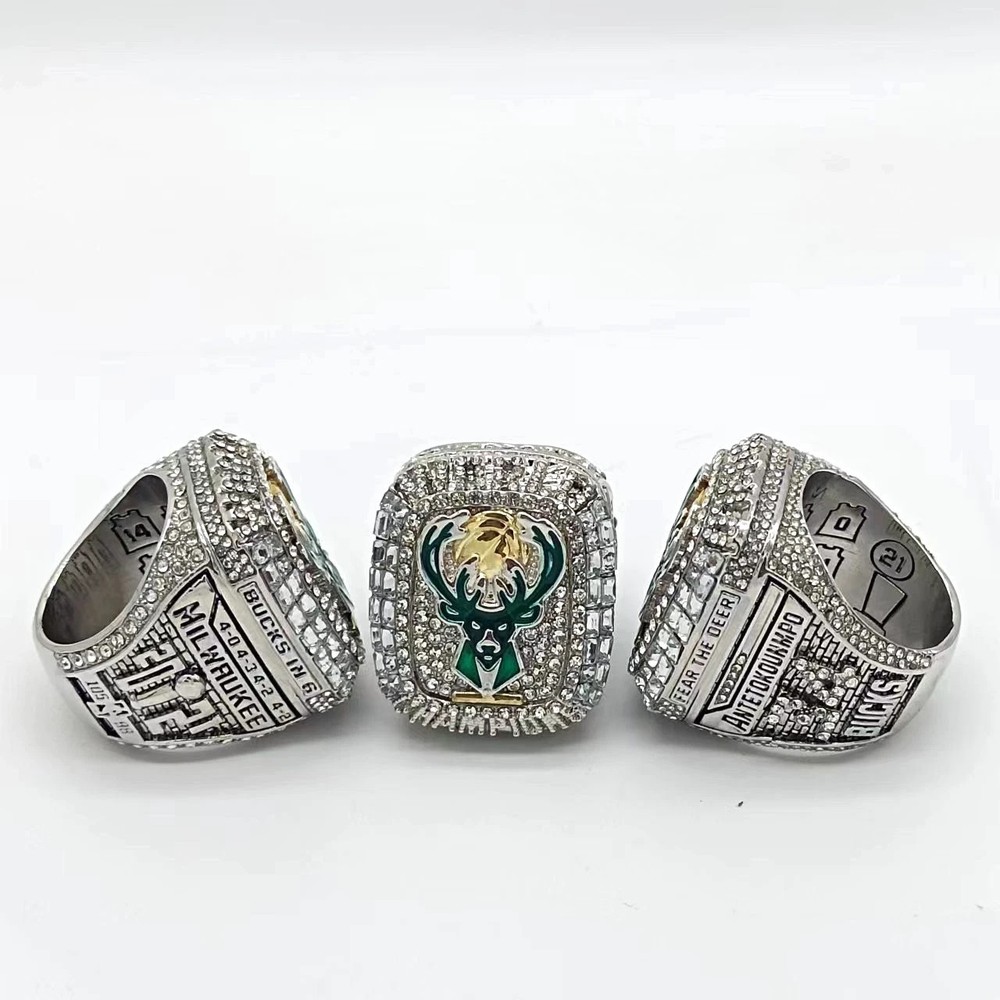 2021 Milwaukee Bucks Championship Ring-Giannis