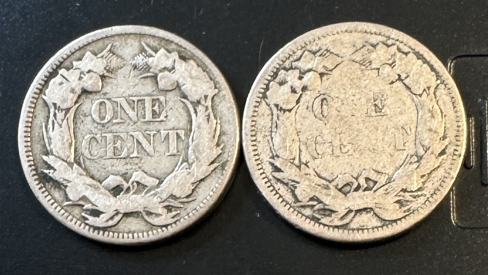 2 Flying Eagles 1857,1858