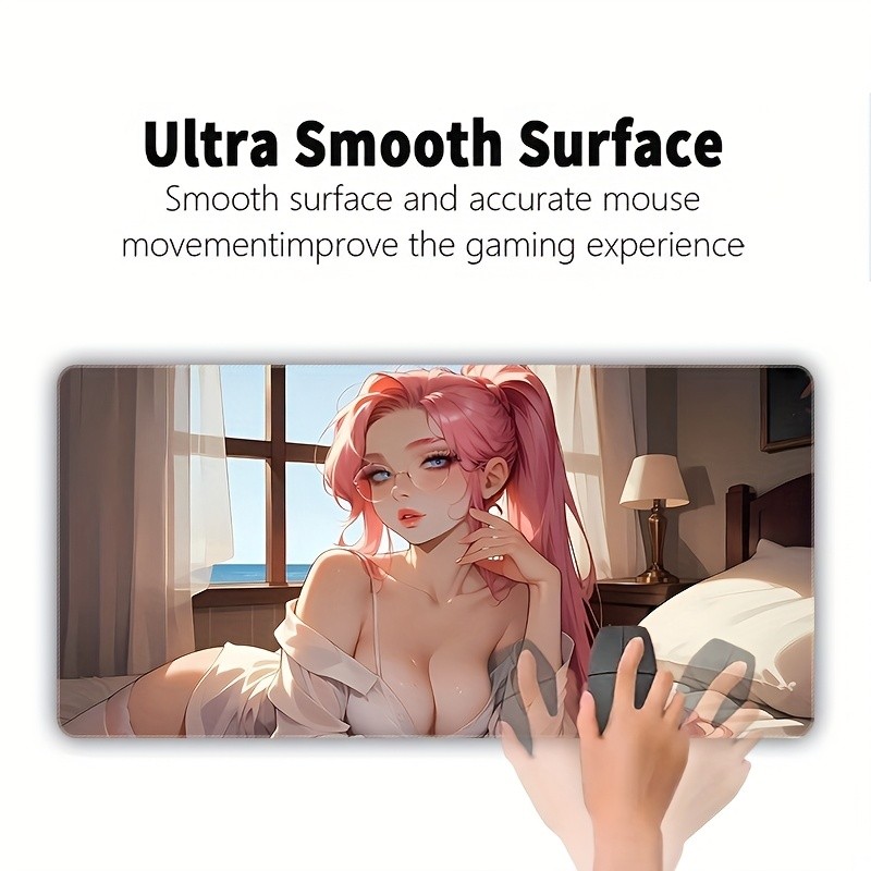 40*90cmAnime Sexy Series HD Mouse Pad - Extra Large Thick Design with Stitched E