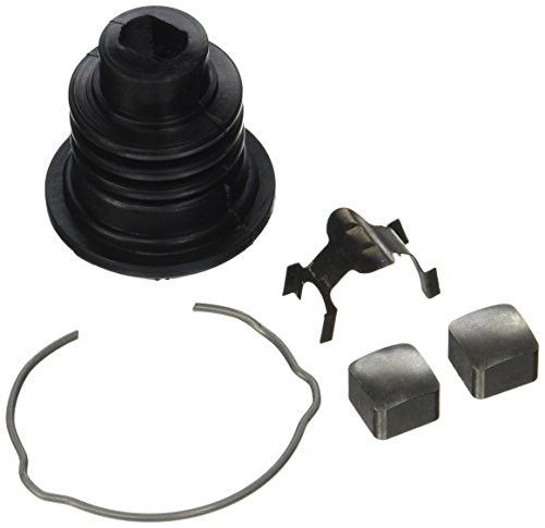 8132676K Steering Lower Shaft Boot Kit, Black, Silver