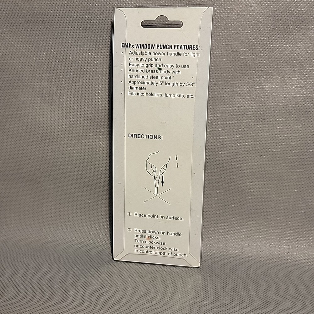 EMI ADJUSTABLE AUTO WINDOW PUNCH #1078