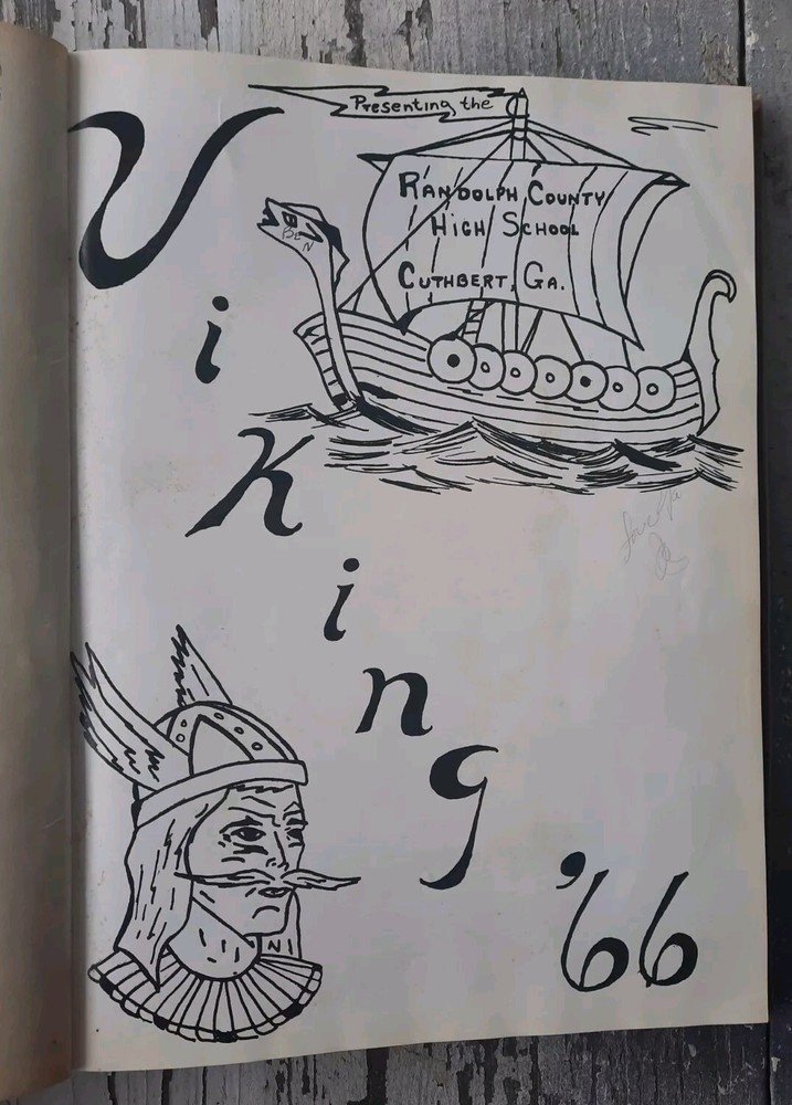 1966 Viking Randolph Co High School (GA) yearbook
